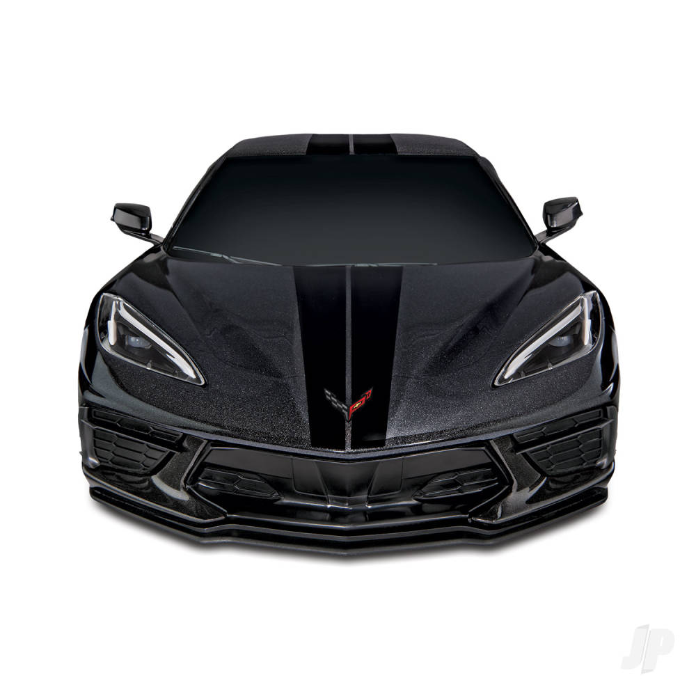 Traxxas Black Chevrolet Corvette Stingray 1:10 AWD Supercar (+ TQ 2-ch, XL - TRX93054-4-BLK 1