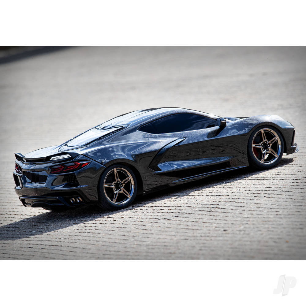 Traxxas Black Chevrolet Corvette Stingray 1:10 AWD Supercar (+ TQ 2-ch, XL - TRX93054-4-BLK 4