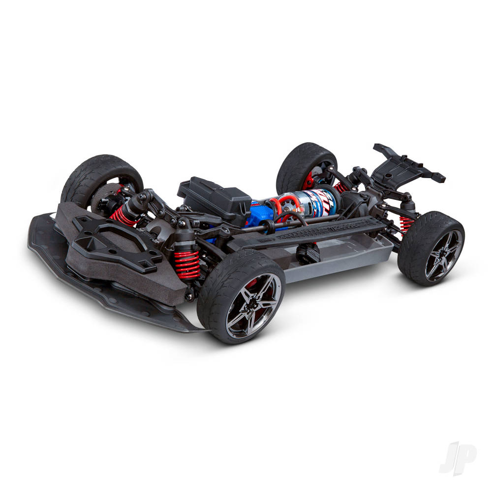 Traxxas Black Chevrolet Corvette Stingray 1:10 AWD Supercar (+ TQ 2-ch, XL - TRX93054-4-BLK 7