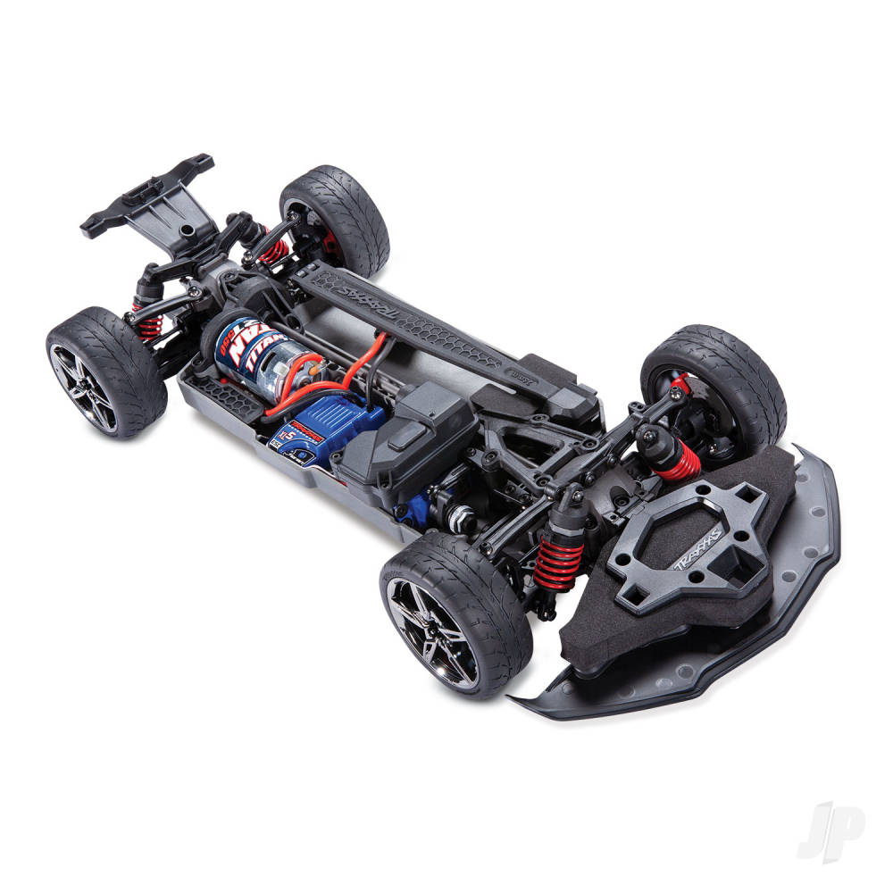 Traxxas Black Chevrolet Corvette Stingray 1:10 AWD Supercar (+ TQ 2-ch, XL - TRX93054-4-BLK 8