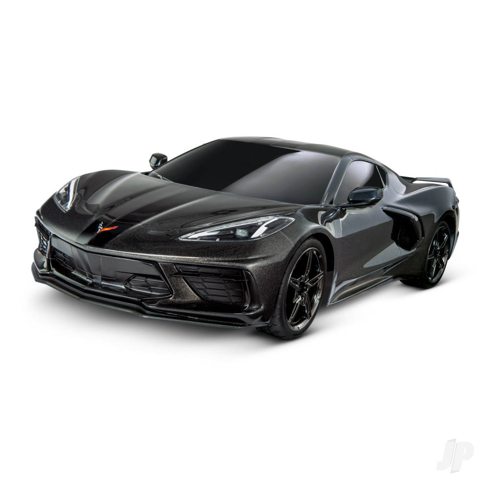 Traxxas Black Chevrolet Corvette Stingray 1:10 AWD Supercar (+ TQ 2-ch, XL - TRX93054-4-BLK Main