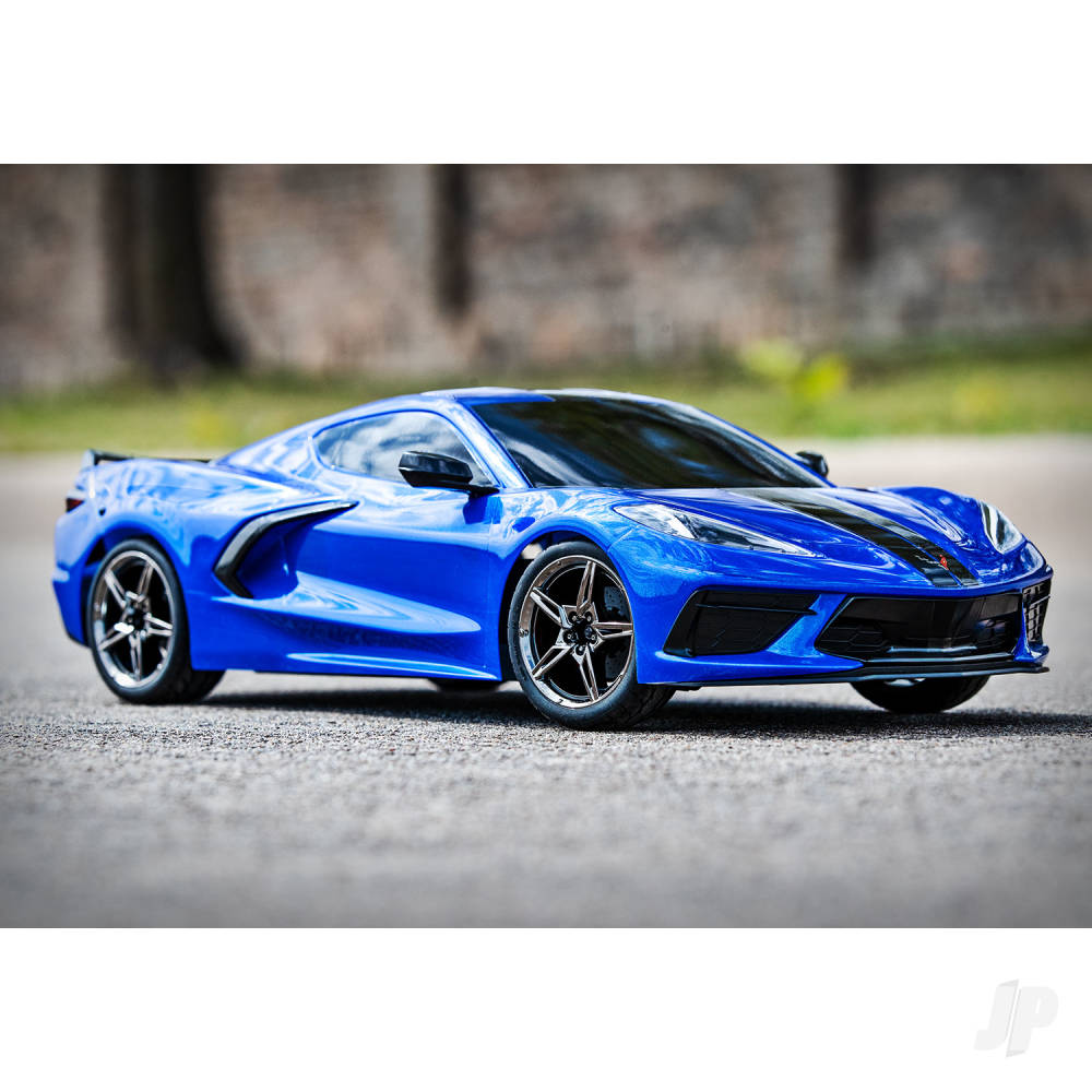 Traxxas Blue Chevrolet Corvette Stingray 1:10 AWD Supercar (+ TQ 2-ch, XL- - TRX93054-4-BLUE 6