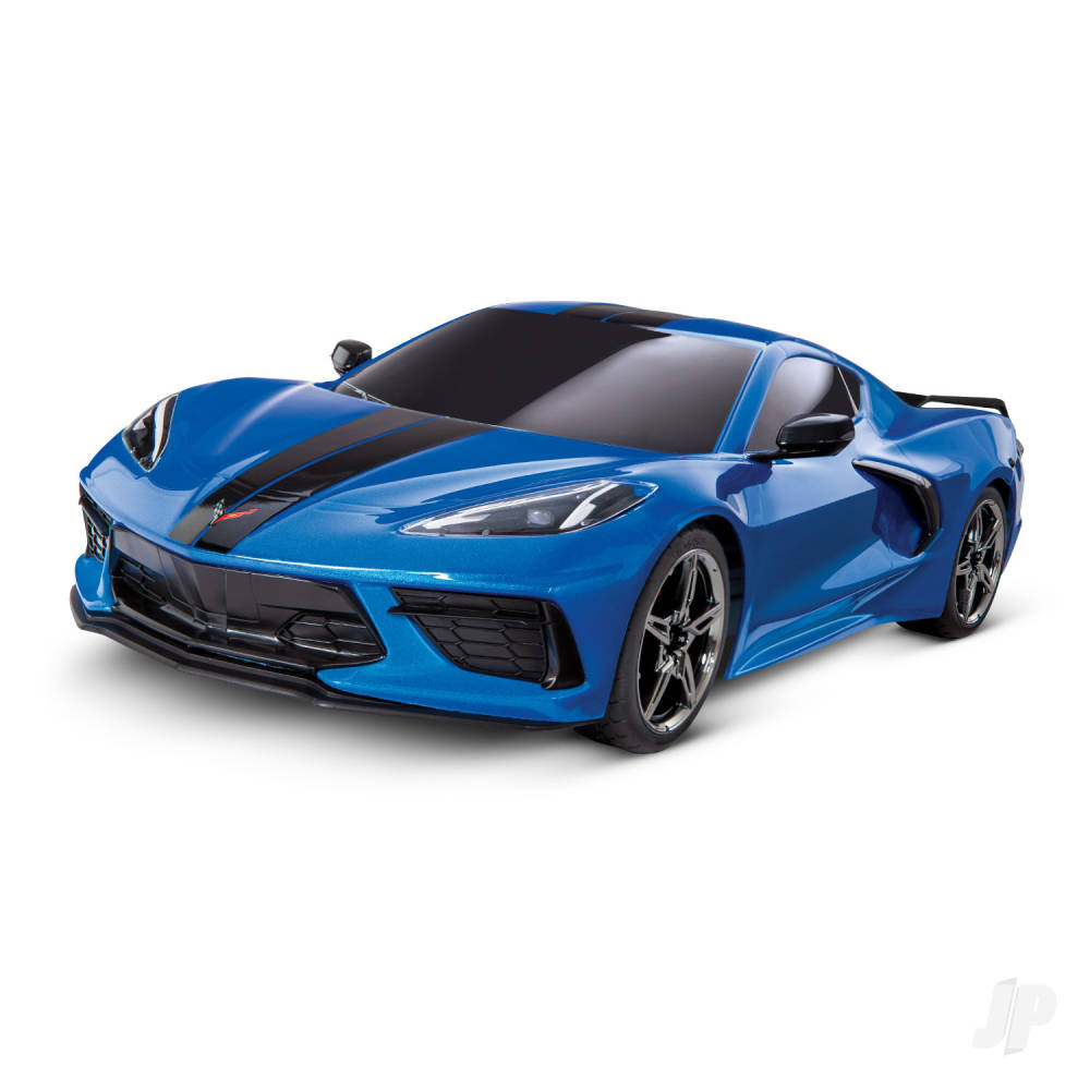 Traxxas Blue Chevrolet Corvette Stingray 1:10 AWD Supercar (+ TQ 2-ch, XL- - TRX93054-4-BLUE Main