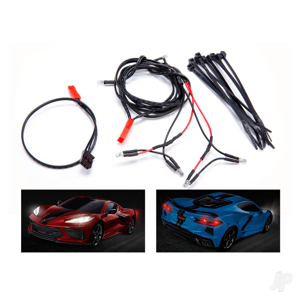 Traxxas LED light harness/ power harness/ zip ties (9) (fits #9311 body) TRX9380 1