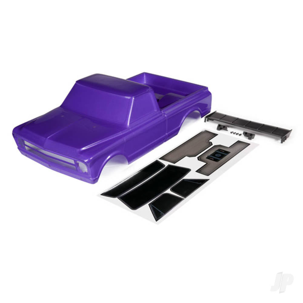 Traxxas Body, Chevrolet C10 (purple) (includes wing & decals) TRX9411P