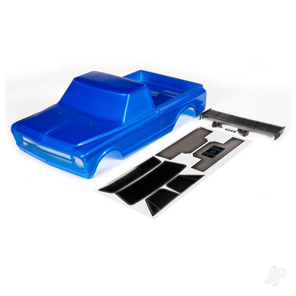 Traxxas Body, Chevrolet C10 (blue) (includes wing & decals) TRX9411X