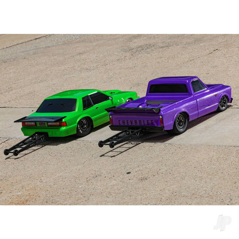 Traxxas Body, Ford Mustang, Fox Body, green (painted, decals applied) (inc - TRX9421G 8