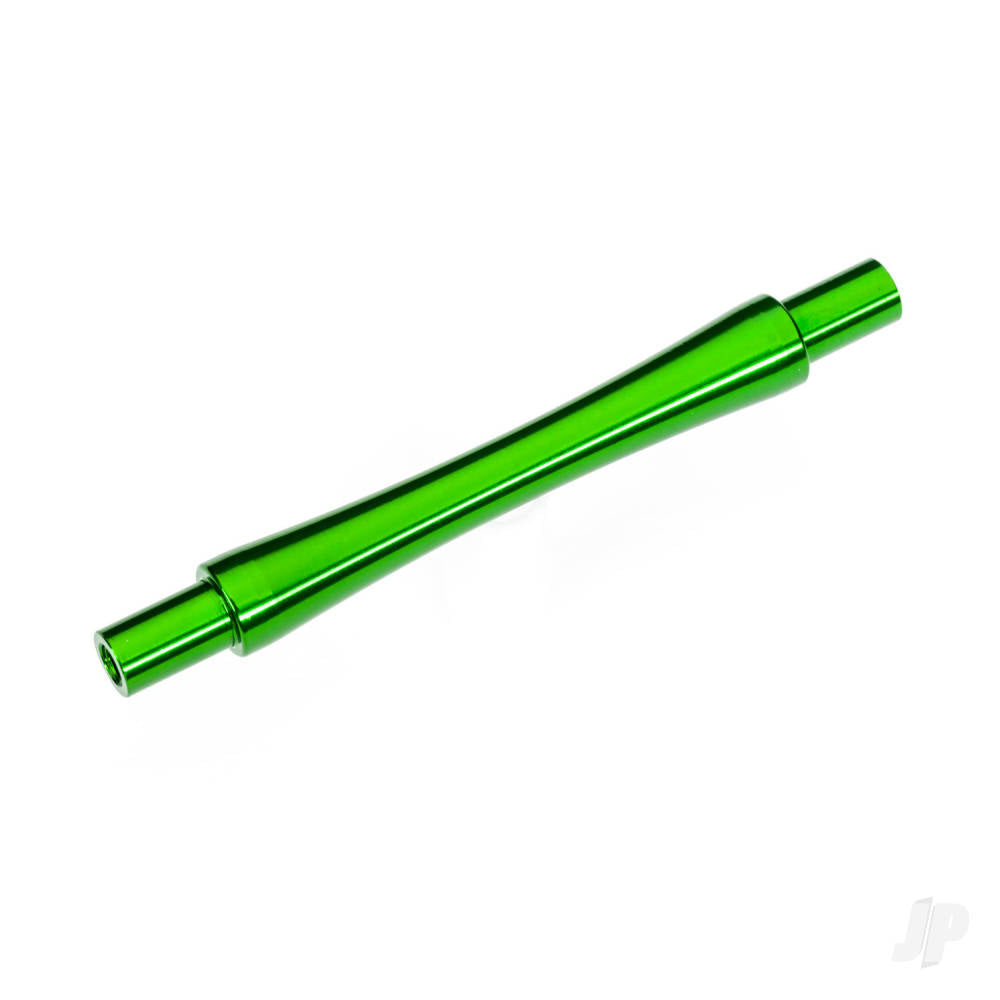 Traxxas Axle, wheelie bar, 6061-T6 aluminium (green-anodised) (1)/ 3x12 BCS (with threadlock) (2) TRX9463G