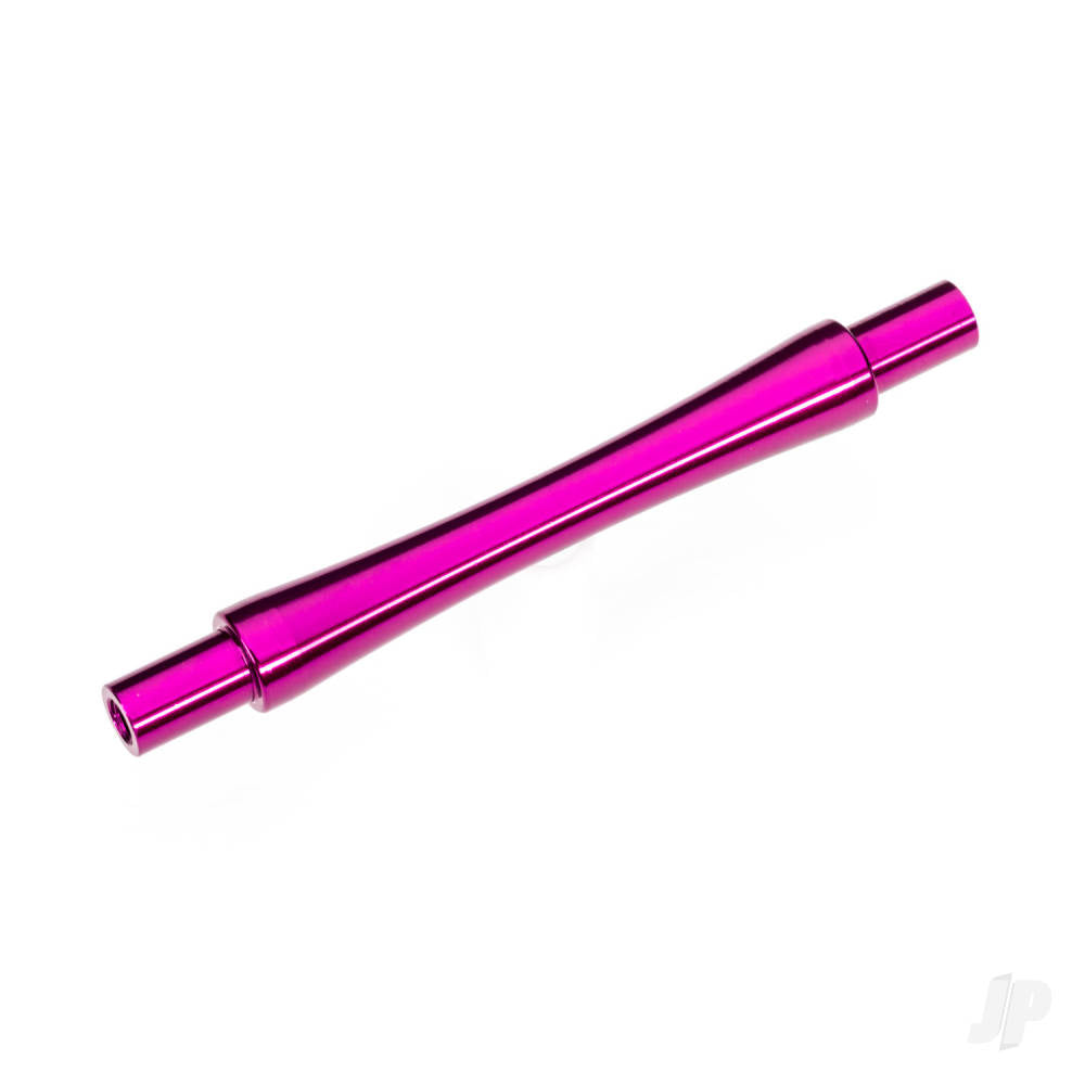 Traxxas Axle, wheelie bar, 6061-T6 aluminium (pink-anodised) (1)/ 3x12 BCS (with threadlock) (2) TRX9463P