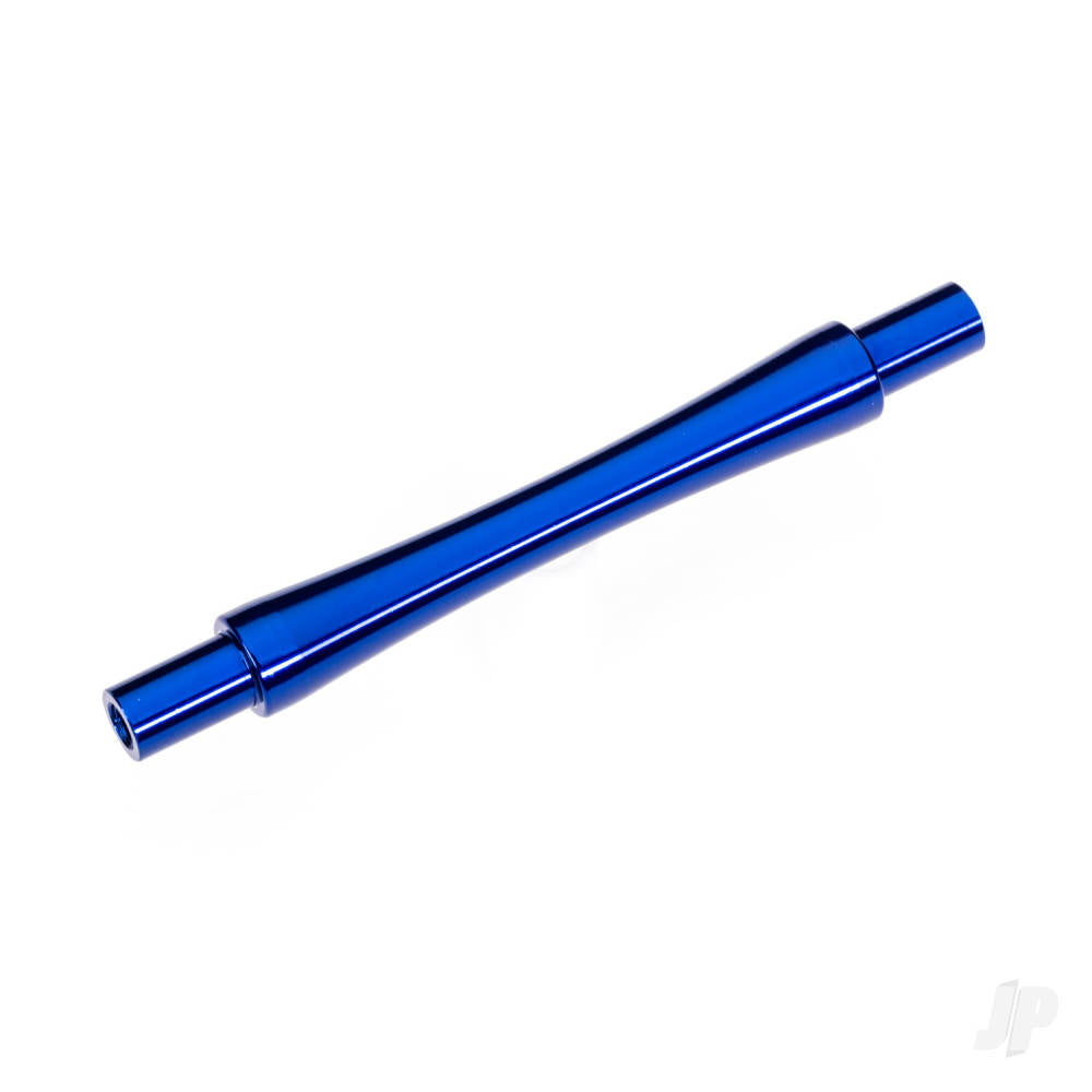 Traxxas Axle, wheelie bar, 6061-T6 aluminium (blue-anodised) (1)/ 3x12 BCS (with threadlock) (2) TRX9463X