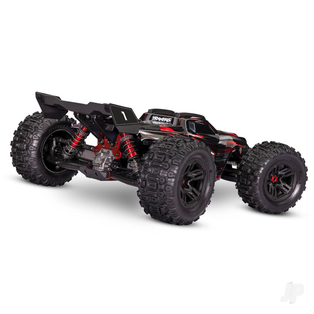 Traxxas Sledge Belted 1:8 4WD Brushless Electric Monster Truck, Blue (+ TQ - TRX95096-4-BLUE 3