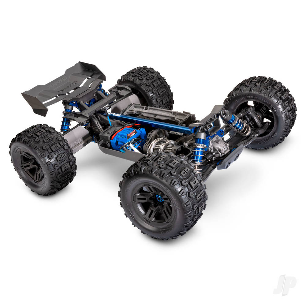 Traxxas Sledge Belted 1:8 4WD Brushless Electric Monster Truck, Blue (+ TQ - TRX95096-4-BLUE 4