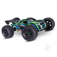 Traxxas Sledge Belted 1:8 4WD Brushless Electric Monster Truck, Green (+ T - TRX95096-4-GRN Main