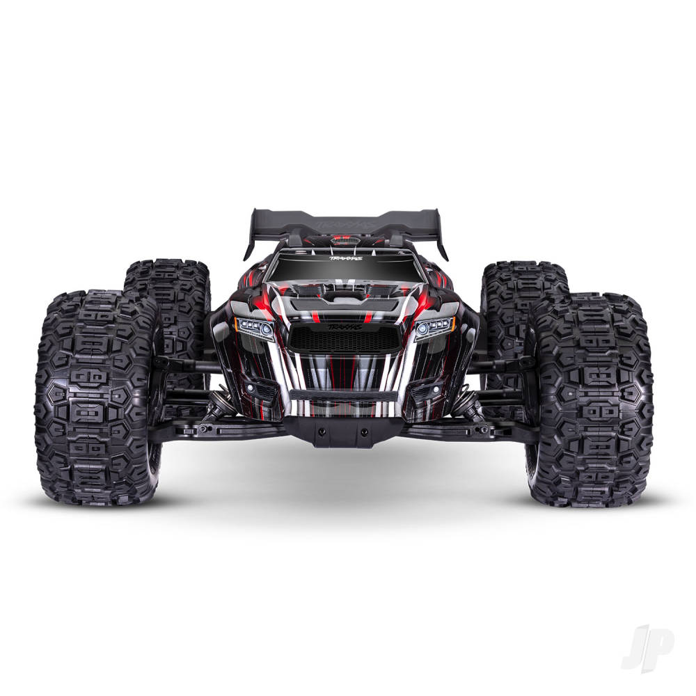 Traxxas Sledge Belted 1:8 4WD Brushless Electric Monster Truck, Red (+ TQi - TRX95096-4-RED 2