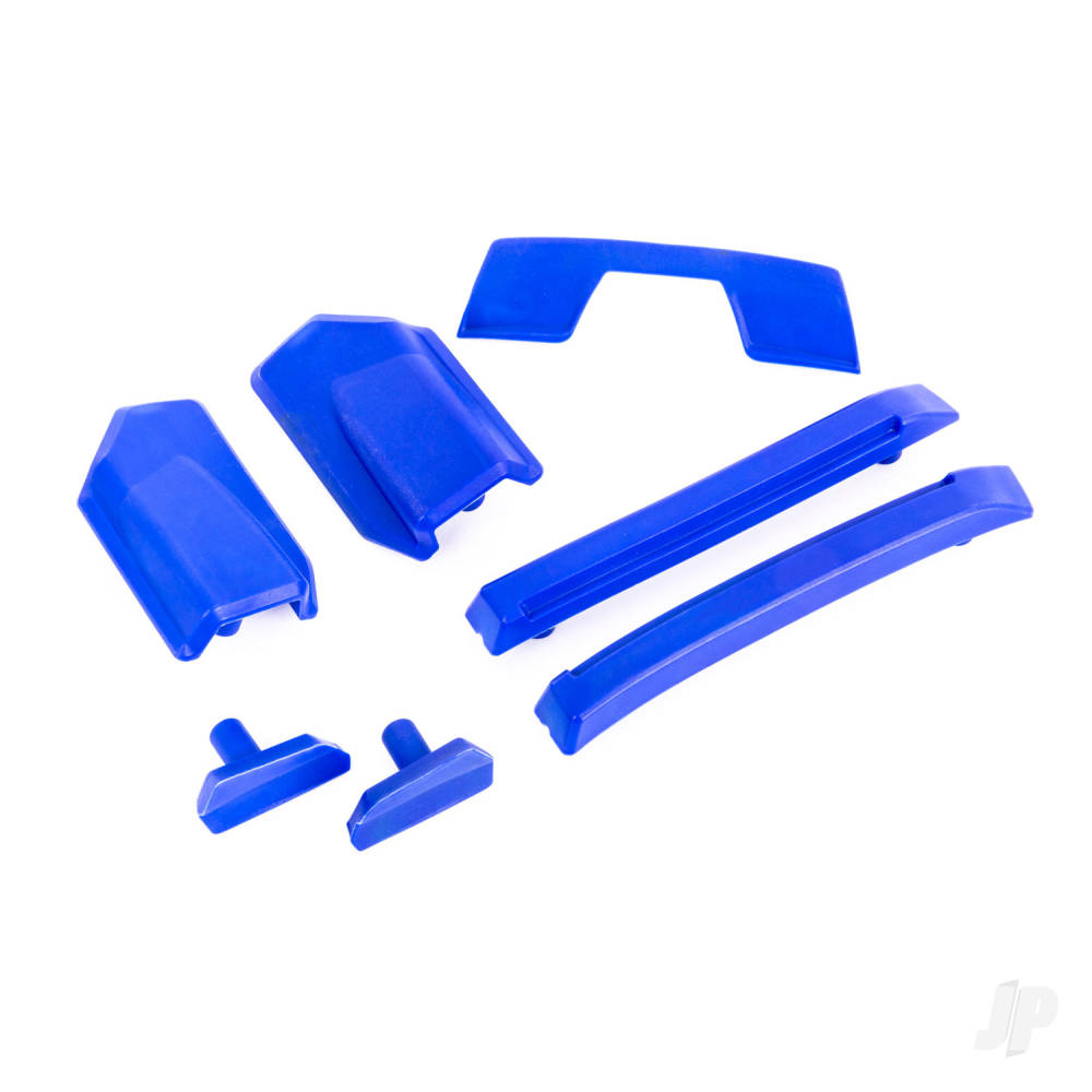 Traxxas Body reinforcement set, blue / skid pads (roof) (fits #9511 body) TRX9510X