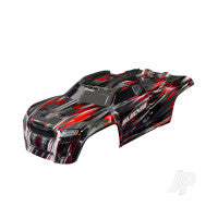 Traxxas Body, Sledge, Red (painted, decals applied) (assembled with front & rear body mounts and rear body support for clipless mounting) TRX9511-RED