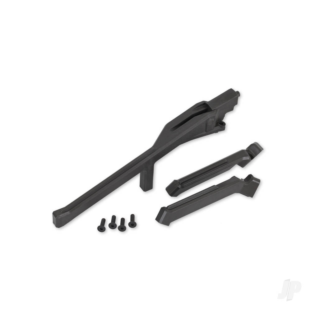 Traxxas Chassis braces (rear (1), rear tower (2)) / 4x15 CCS (4) (fits Sledge) TRX9521