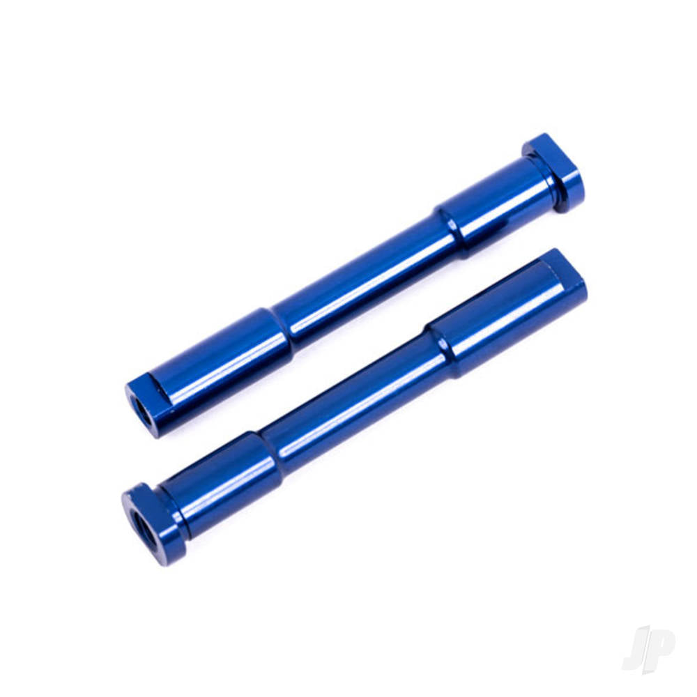 Traxxas Bellcrank posts, steering (aluminium, blue-anodised) TRX9525