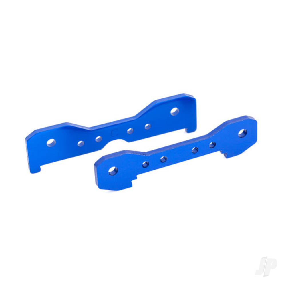 Traxxas Tie bars, rear, 6061-T6 aluminium (blue-anodised) (fits Sledge) TRX9528