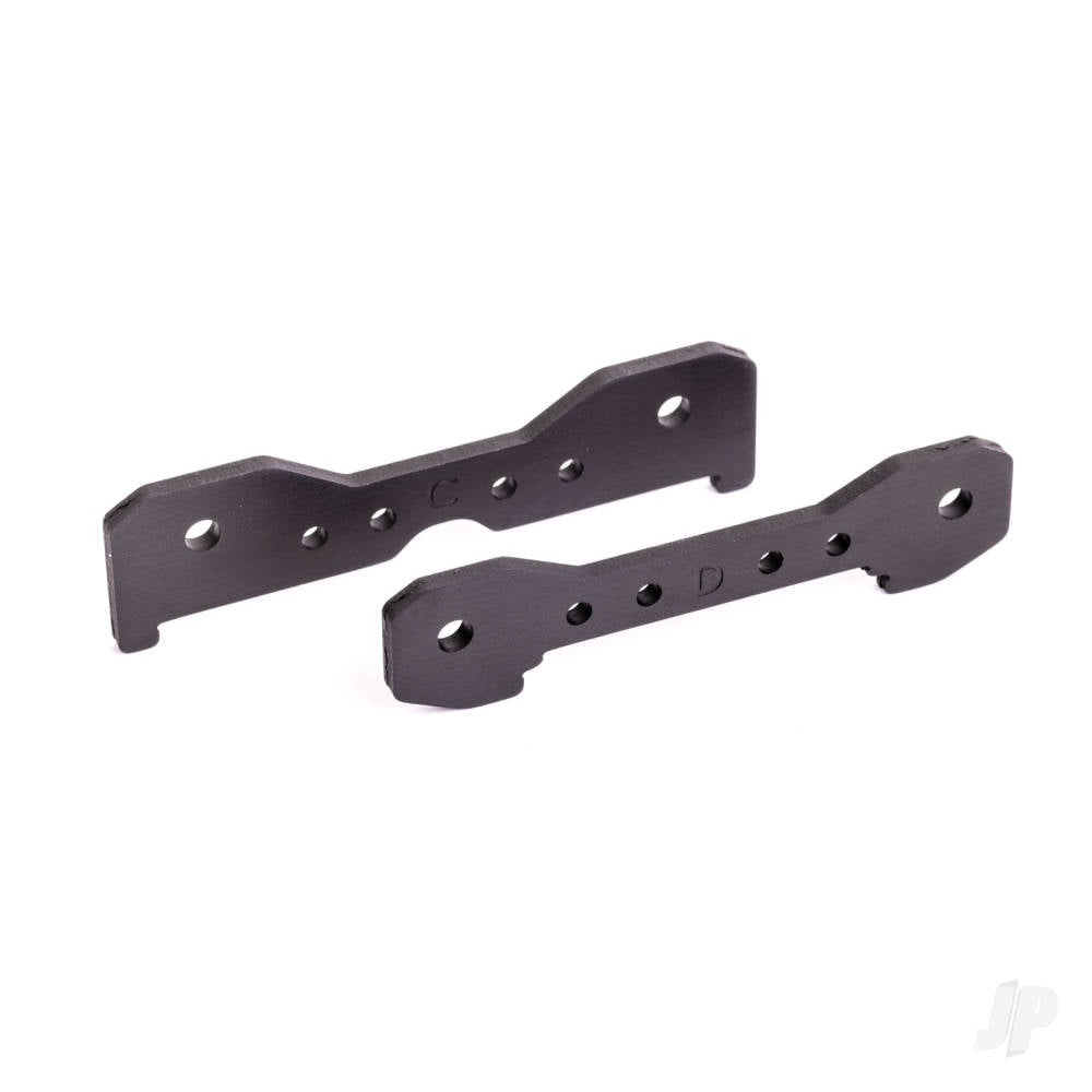 Traxxas Tie bars, rear, 6061-T6 aluminium (dark titanium-anodised) TRX9528A