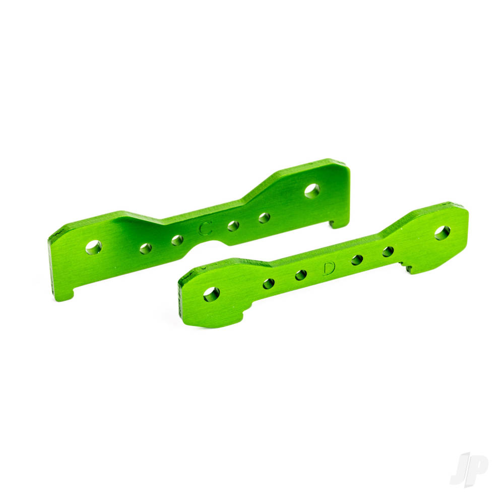 Traxxas Tie bars, rear, 6061-T6 aluminium (green-anodised) TRX9528G