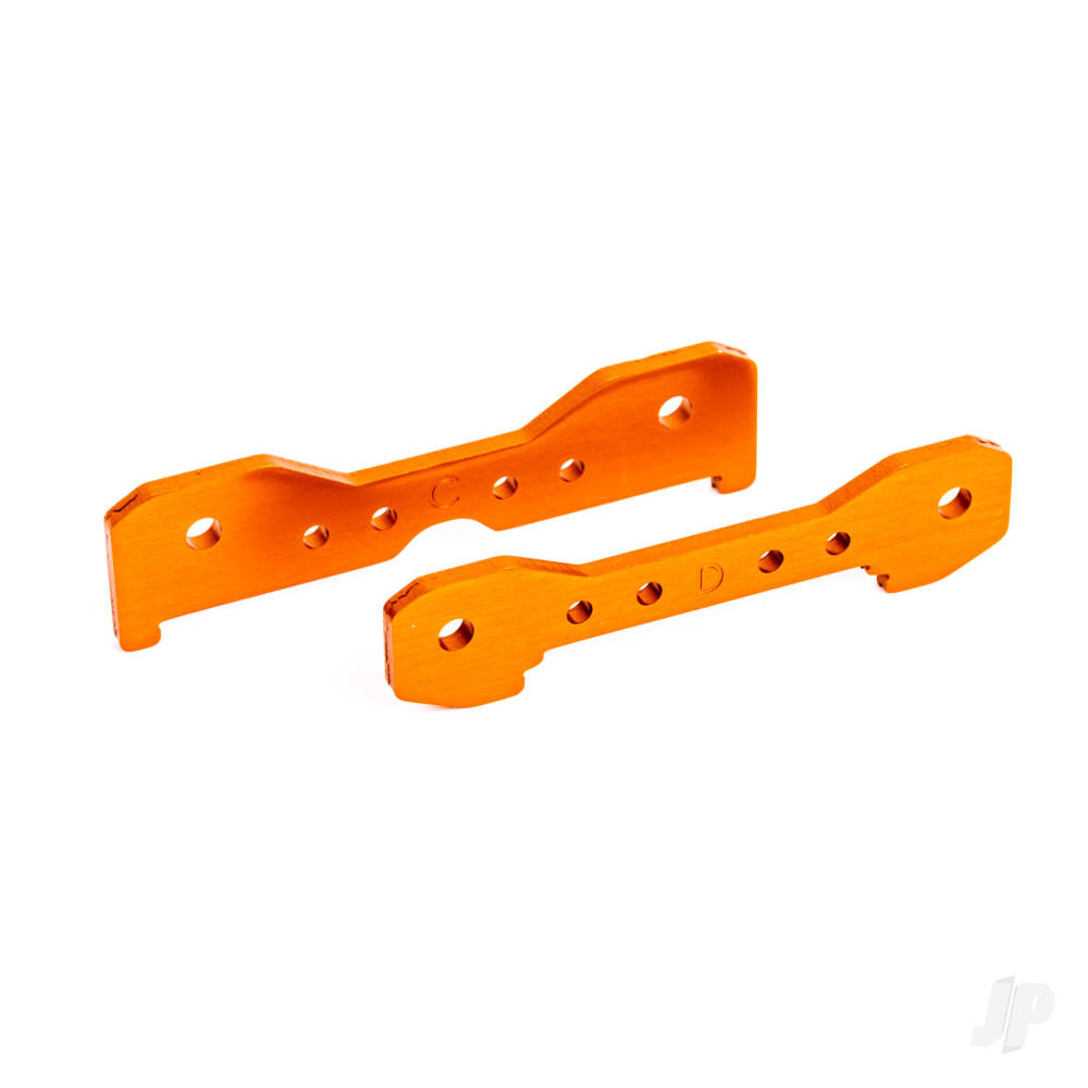 Traxxas Tie bars, rear, 6061-T6 aluminium (orange-anodised) TRX9528T