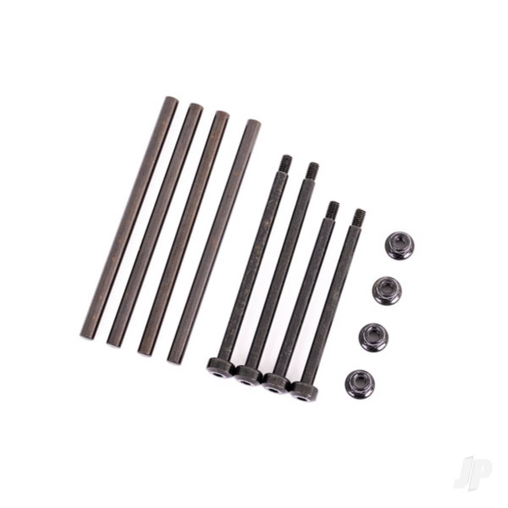 Traxxas Suspension pin set, front & rear (hardened steel), 4x67mm (4), 3.5x48.2mm (2), 3.5x56.7mm (2) / M3x0.5mm NL, flanged (2) TRX9540