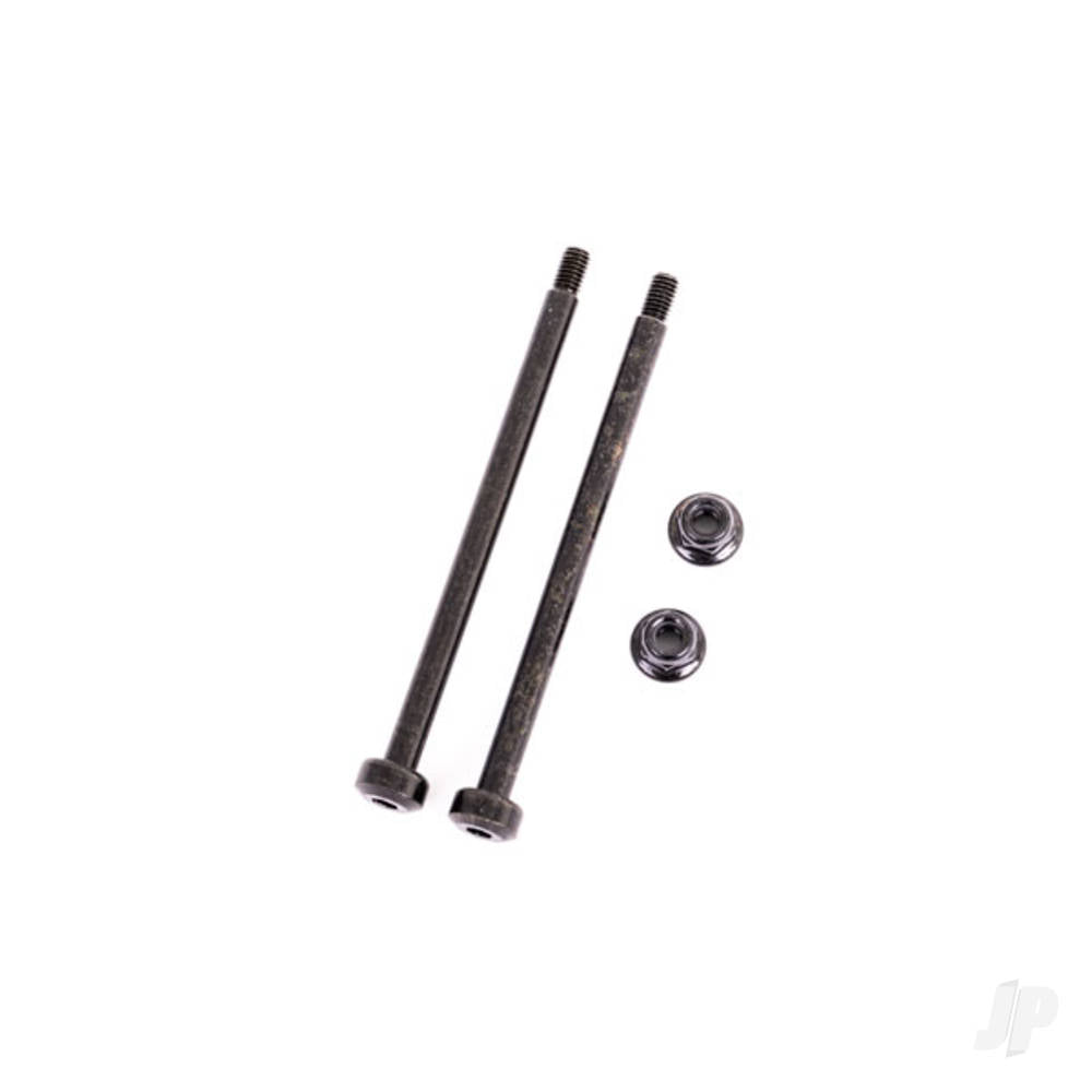 Traxxas Suspension pins, outer, rear, 3.5x56.7mm (hardened steel) (2) / M3x0.5mm NL, flanged (2) TRX9543