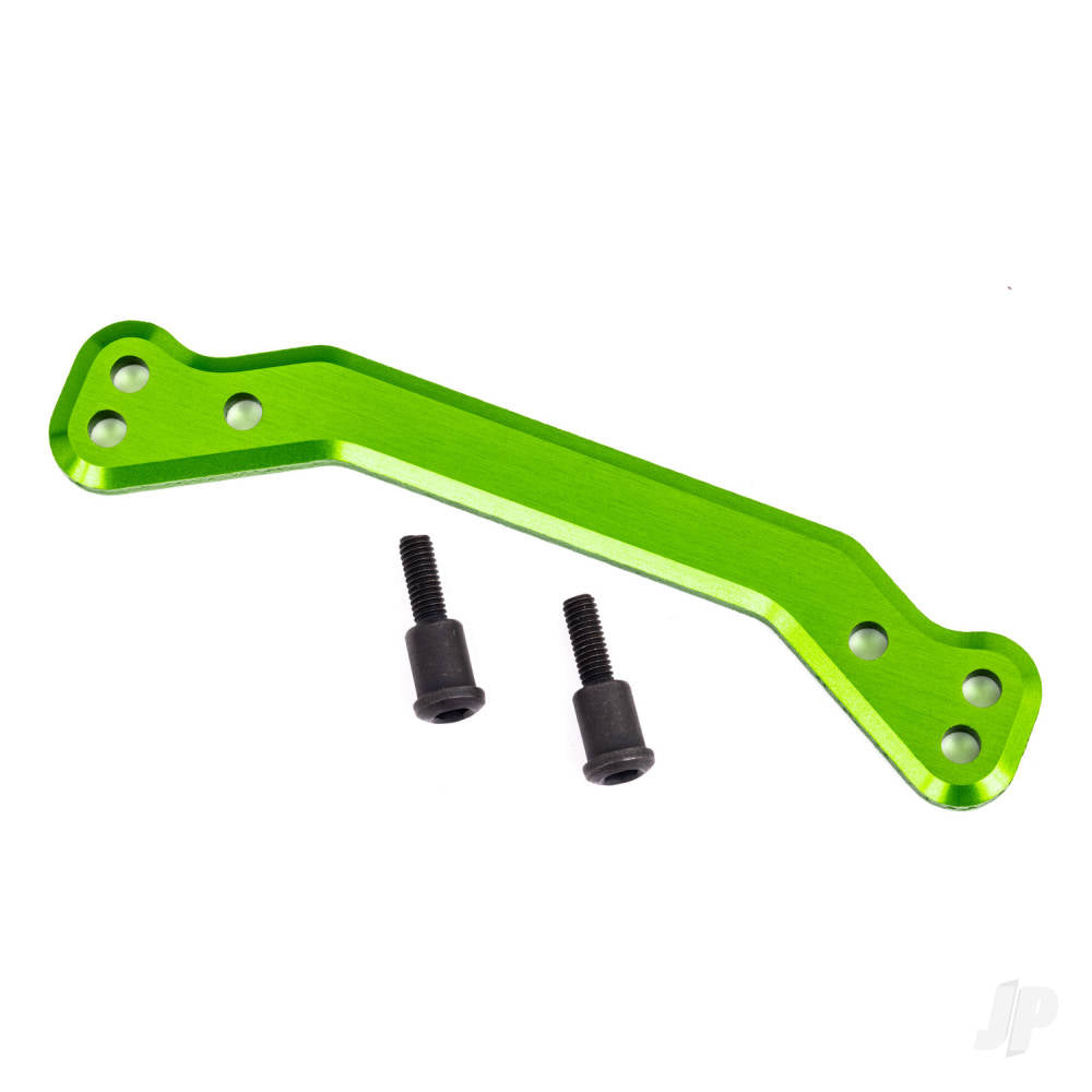 Traxxas Drag link, steering, 6061-T6 aluminium (green-anodised)/ 3x14mm SS (2) TRX9546G