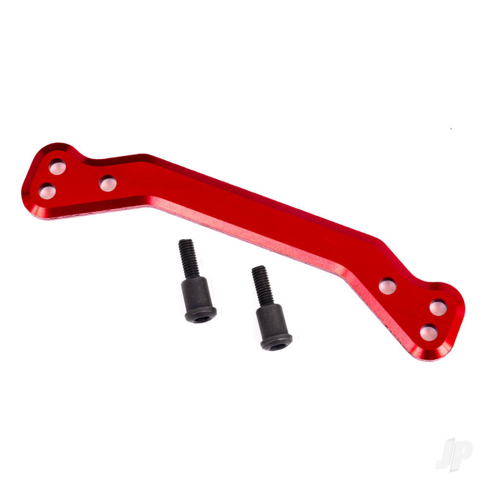 Traxxas Drag link, steering, 6061-T6 aluminium (red-anodised)/ 3x14mm SS (2) TRX9546R