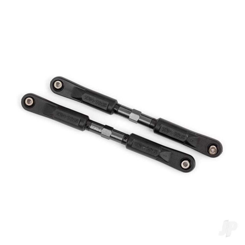 Traxxas Camber links, front, Sledge (Tubes dark titanium-anodised, 7075-T6 aluminium, stronger than titanium) (117mm) (2)/ rod ends, assembled with steel hollow balls (4)/ aluminium wrench, 8mm (1) TRX9547A