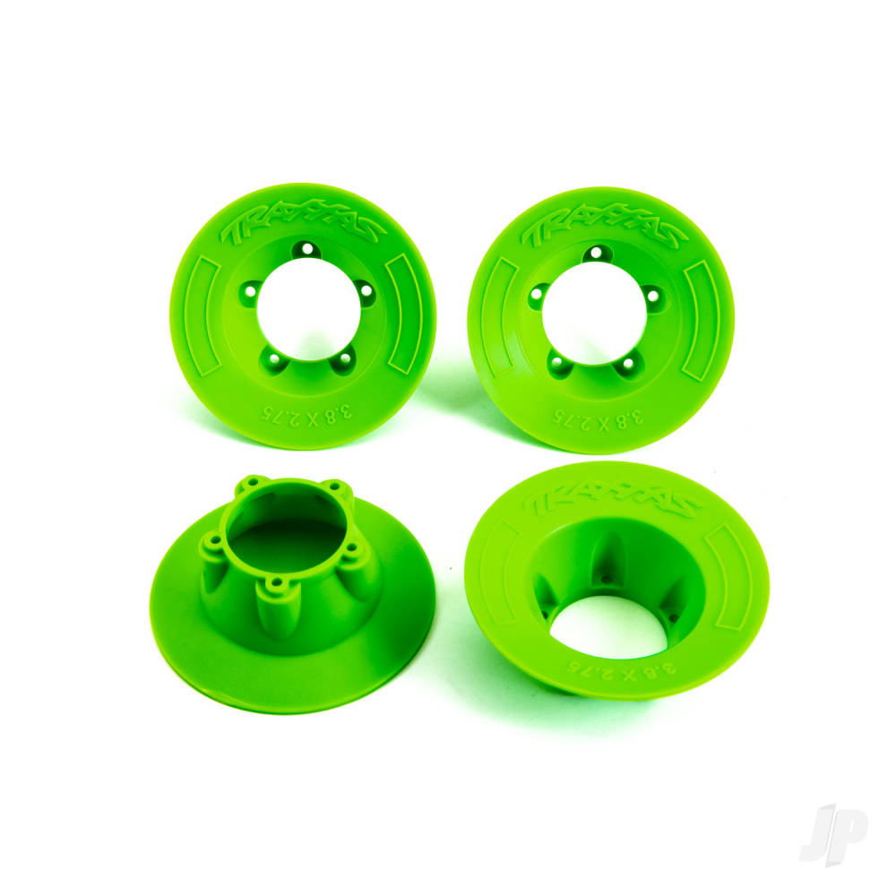 Traxxas Wheel covers, green (4) (fits #9572 wheels) TRX9569G