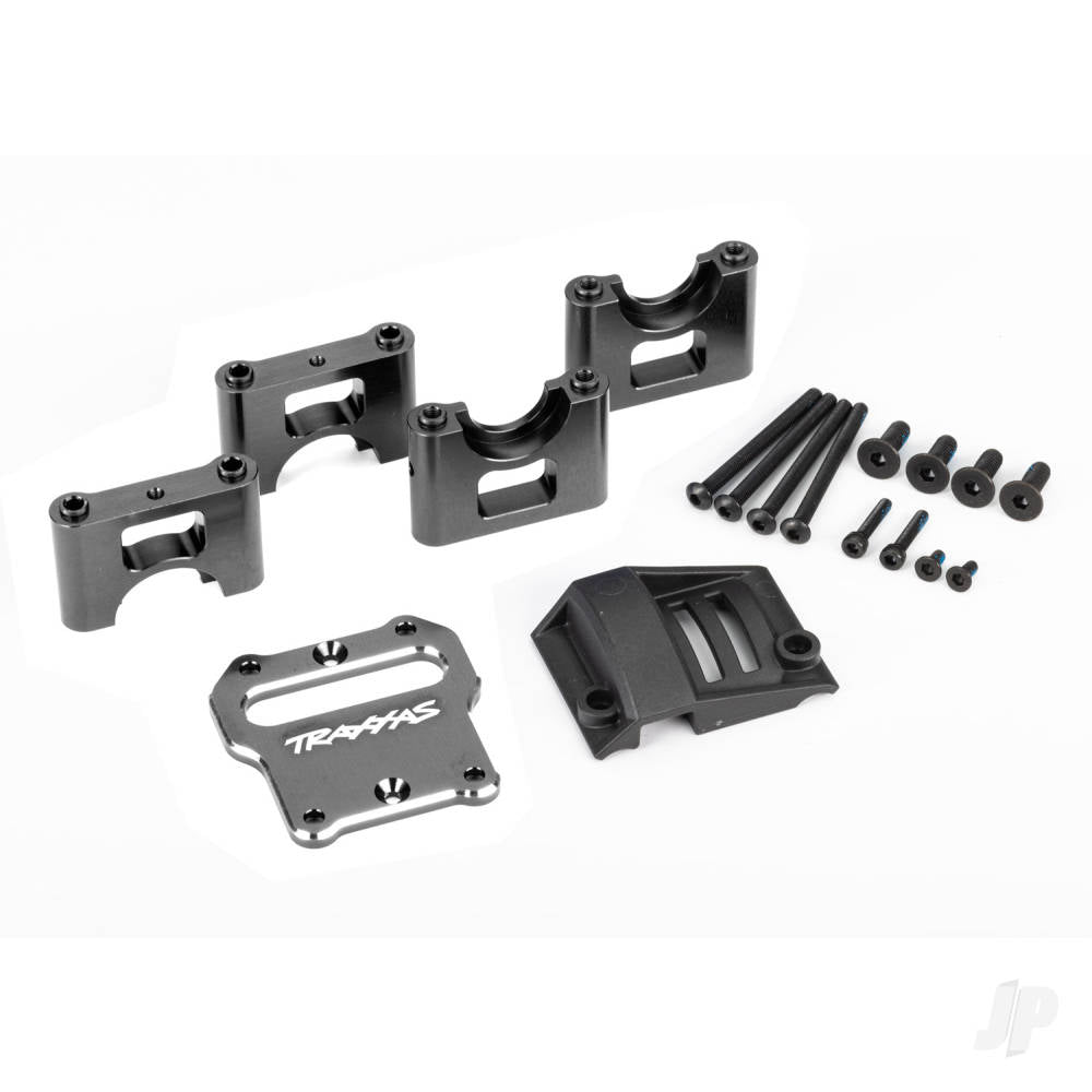 Traxxas Mount, center differential carrier, 6061-T6 aluminium (dark titanium-anodised) TRX9584A