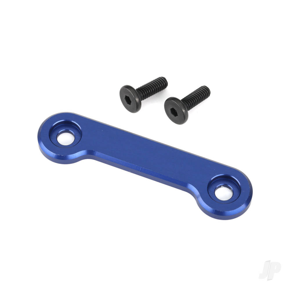 Traxxas Wing washer, 6061-T6 aluminium (blue-anodised) (1)/ 4x12mm FCS (2) TRX9617