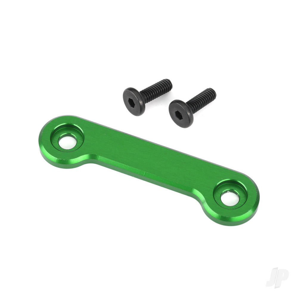 Traxxas Wing washer, 6061-T6 aluminium (green-anodised) (1)/ 4x12mm FCS (2) TRX9617G