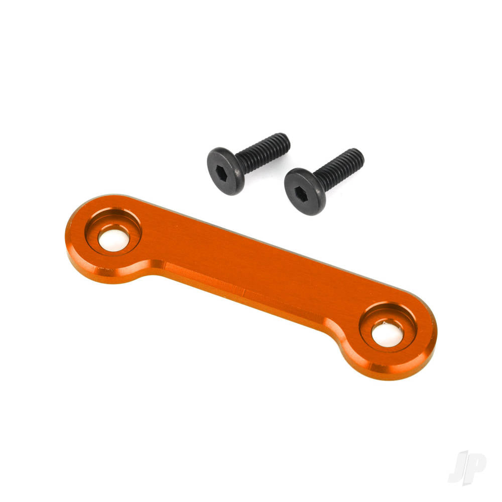 Traxxas Wing washer, 6061-T6 aluminium (orange-anodised) (1)/ 4x12mm FCS (2) TRX9617T