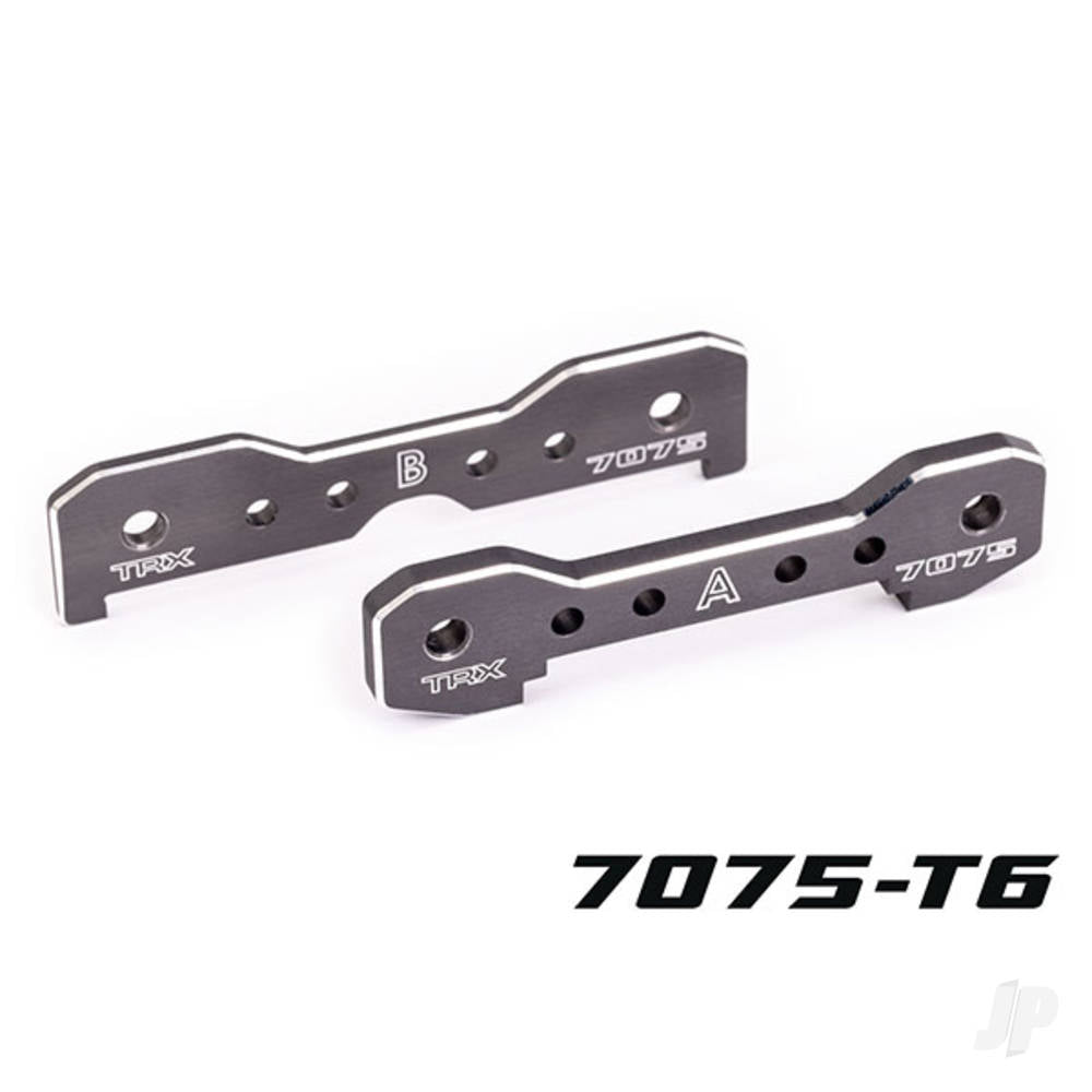 Traxxas Tie bars, front, 7075-T6 aluminium (dark titanium-anodised) (fits Sledge) TRX9629A