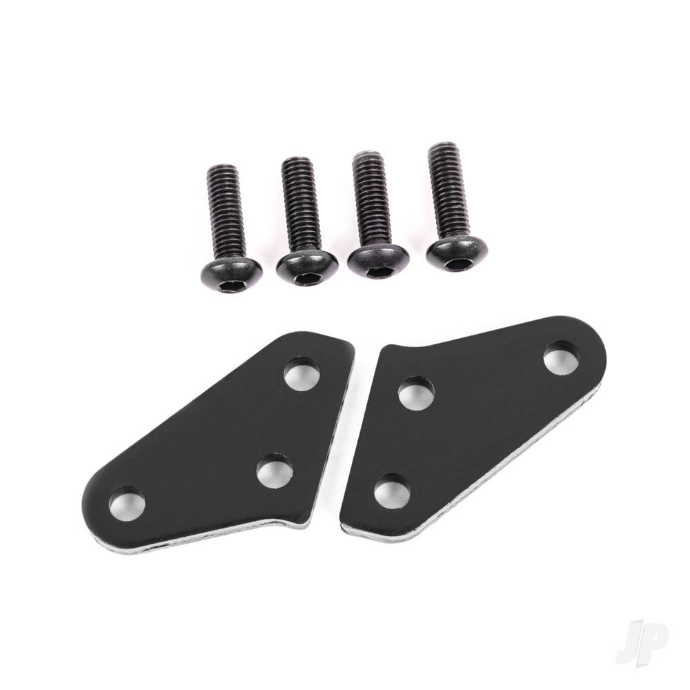 Traxxas Steering block arms (aluminium, dark titanium-anodised) (2) (fits #9537 and 9637 steering blocks) TRX9636A