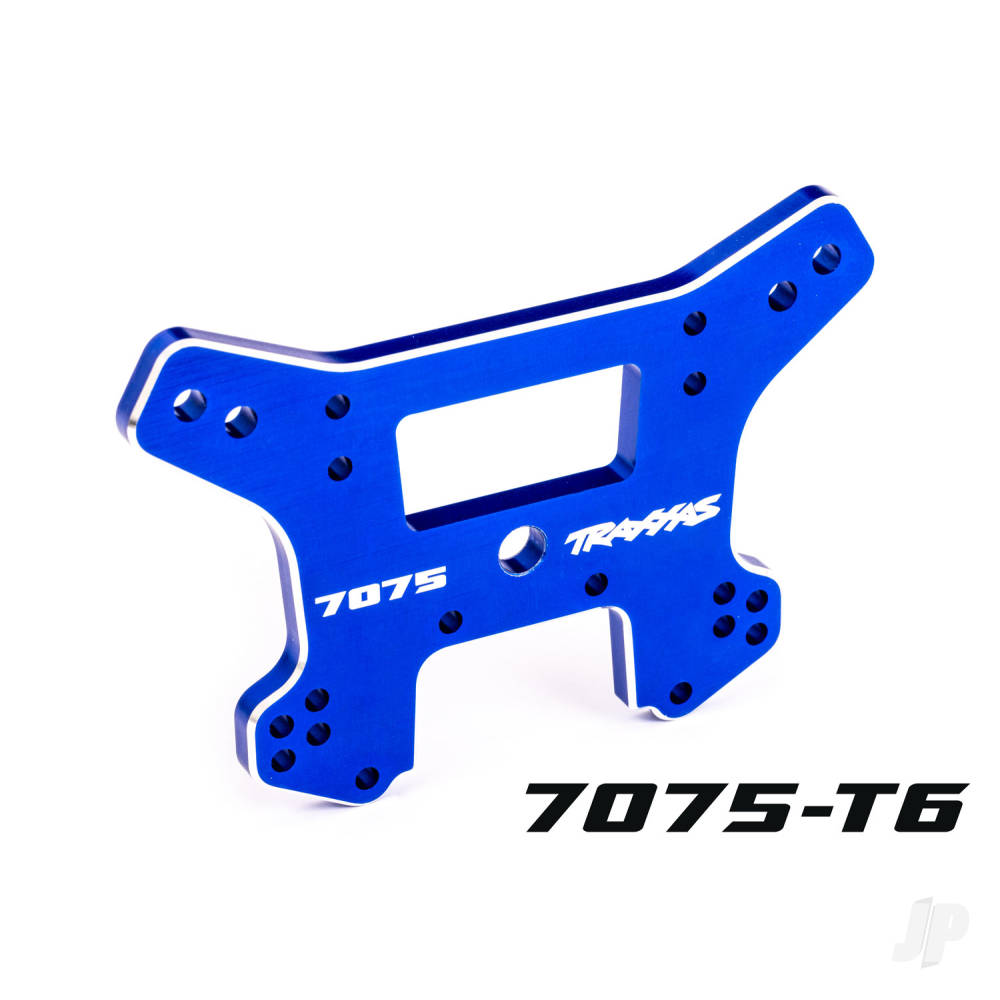 Traxxas Shock tower, front, 7075-T6 aluminium (blue-anodised) (fits Sledge) TRX9639