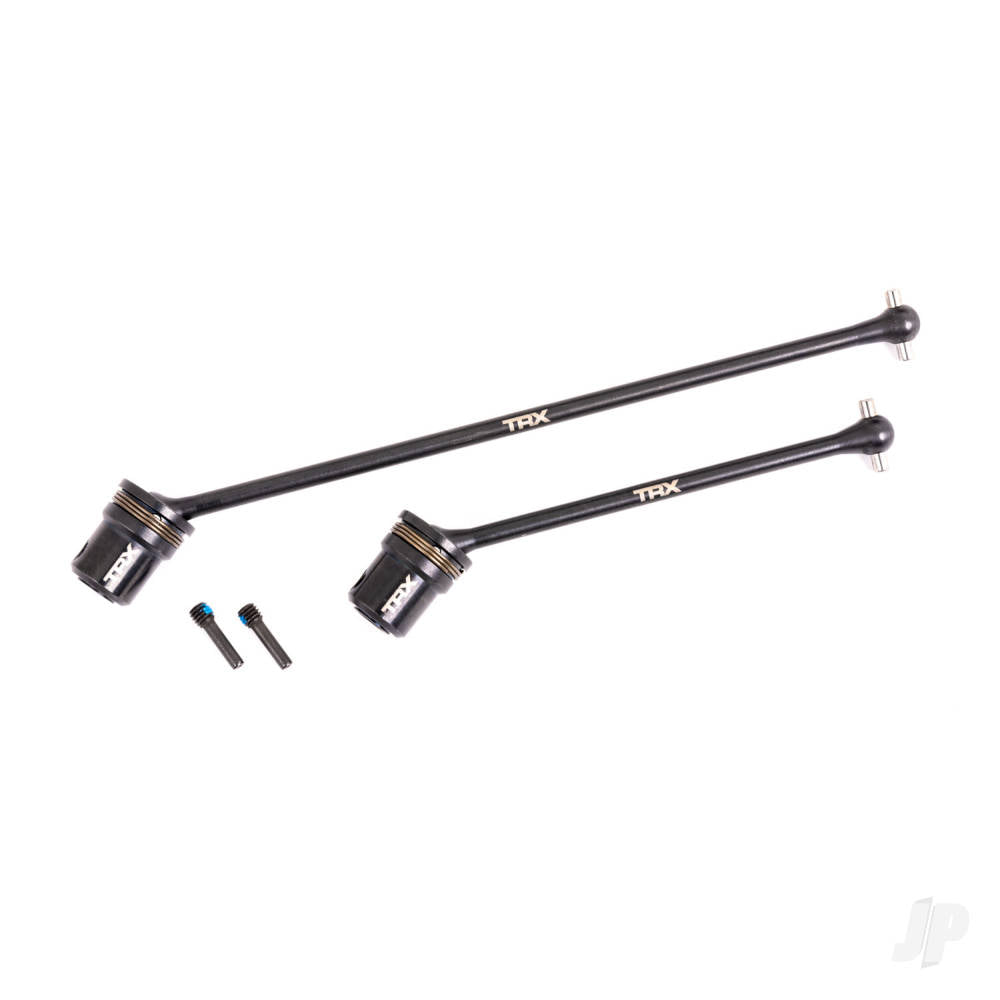 Traxxas Driveshafts, center, assembled (steel constant-velocity), front (1)/ rear (1) (fits Sledge) TRX9655X