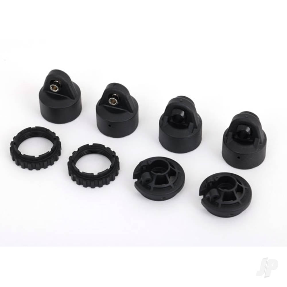 Traxxas Shock caps, GT-Maxx shocks (2) / spring perch / adjusters (2) (for 2 shocks) (for Sledge) TRX9664