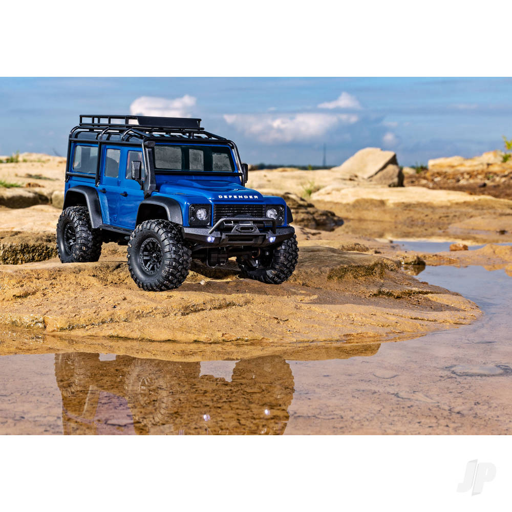 Traxxas TRX-4M Land Rover Defender 1:18 4WD Electric Trail Crawler, Blue ( - TRX97054-1-BLUE 11