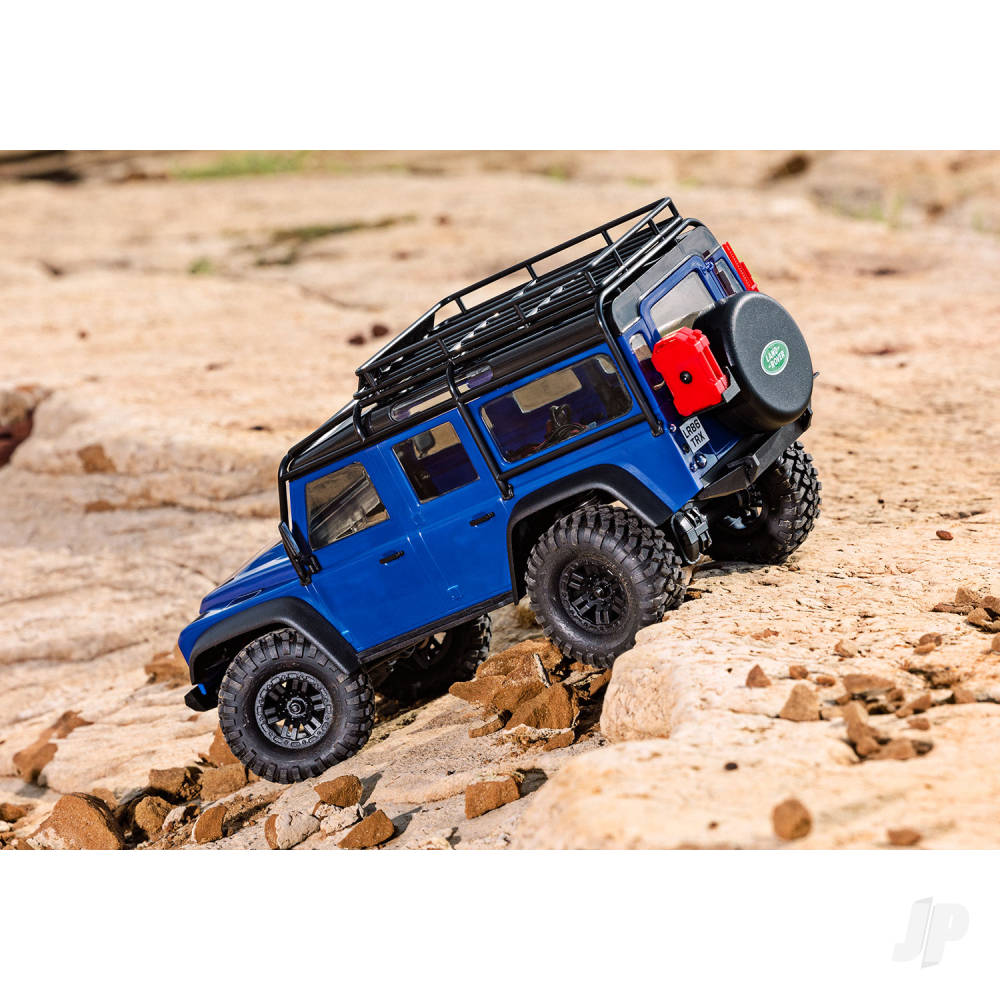 Traxxas TRX-4M Land Rover Defender 1:18 4WD Electric Trail Crawler, Blue ( - TRX97054-1-BLUE 12