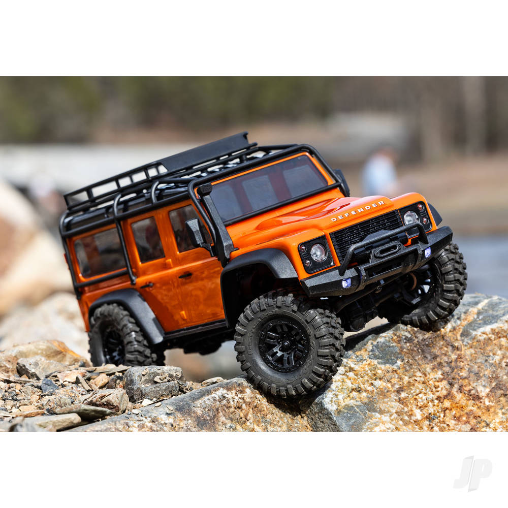 Traxxas TRX-4M Land Rover Defender 1:18 4WD Electric Trail Crawler, Orange - TRX97054-1-ORNG 11