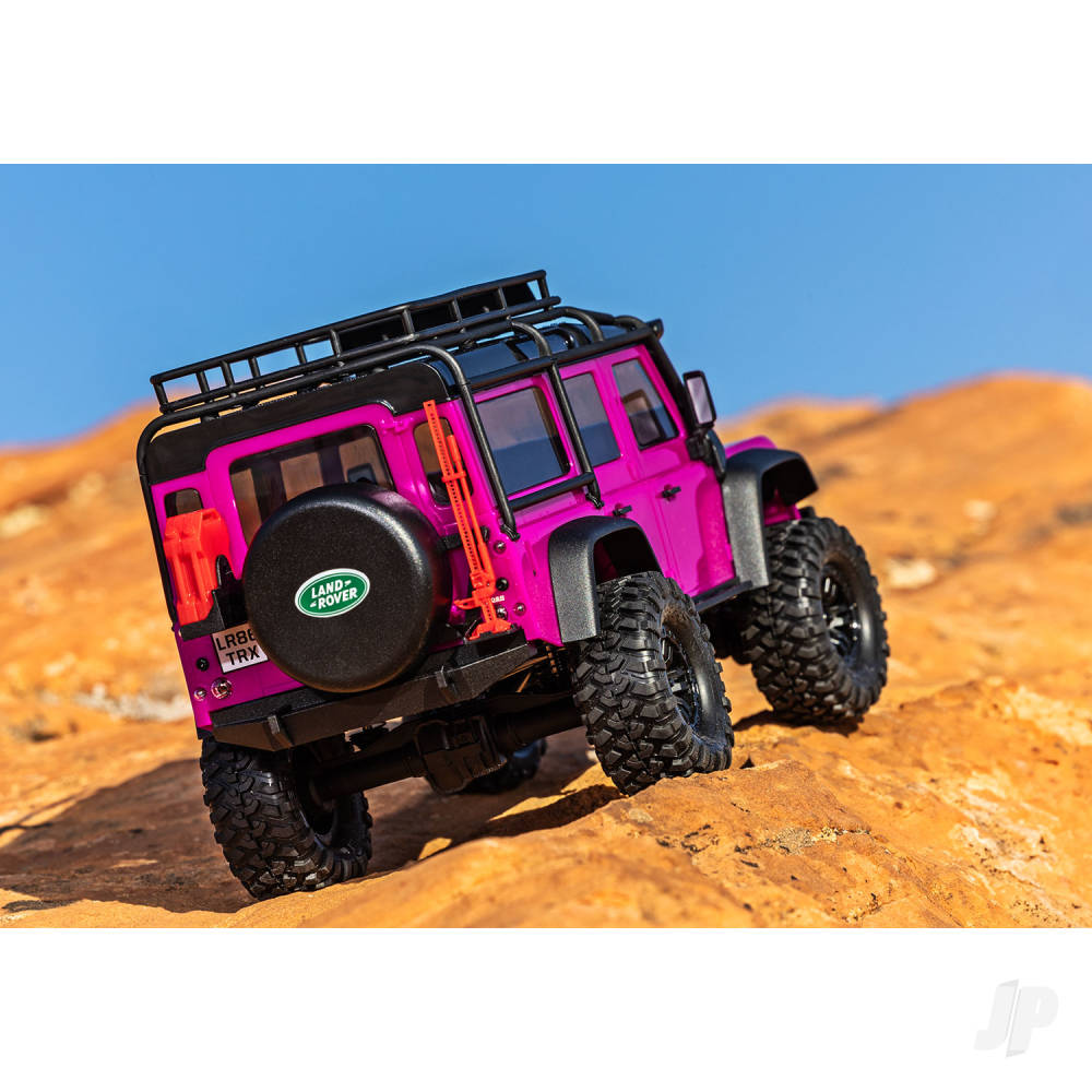 Traxxas TRX-4M Land Rover Defender 1:18 4WD Electric Trail Crawler, Pink