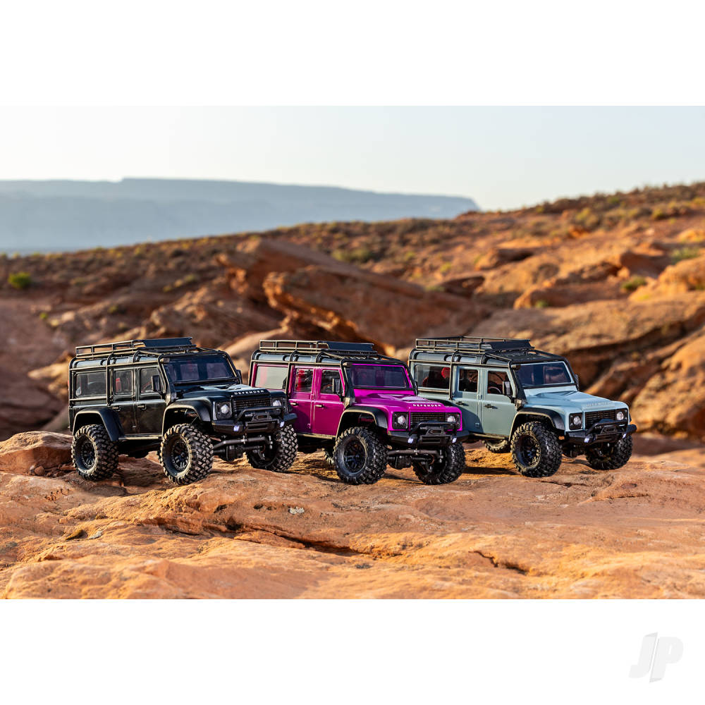 Traxxas TRX-4M Land Rover Defender 1:18 4WD Electric Trail Crawler, Pink