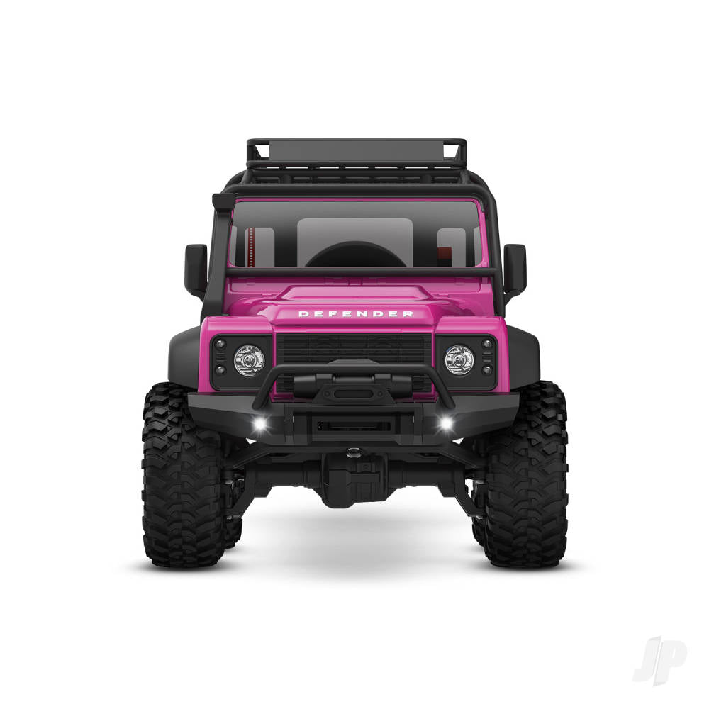 Traxxas TRX-4M Land Rover Defender 1:18 4WD Electric Trail Crawler, Pink