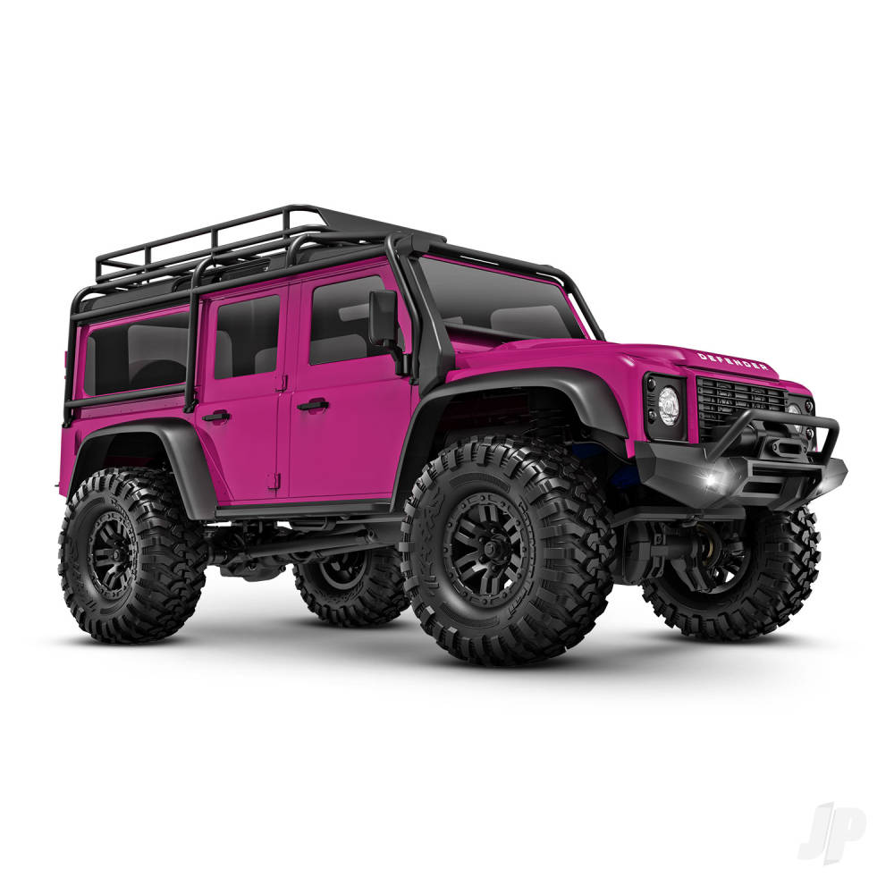 Traxxas TRX-4M Land Rover Defender 1:18 4WD Electric Trail Crawler, Pink