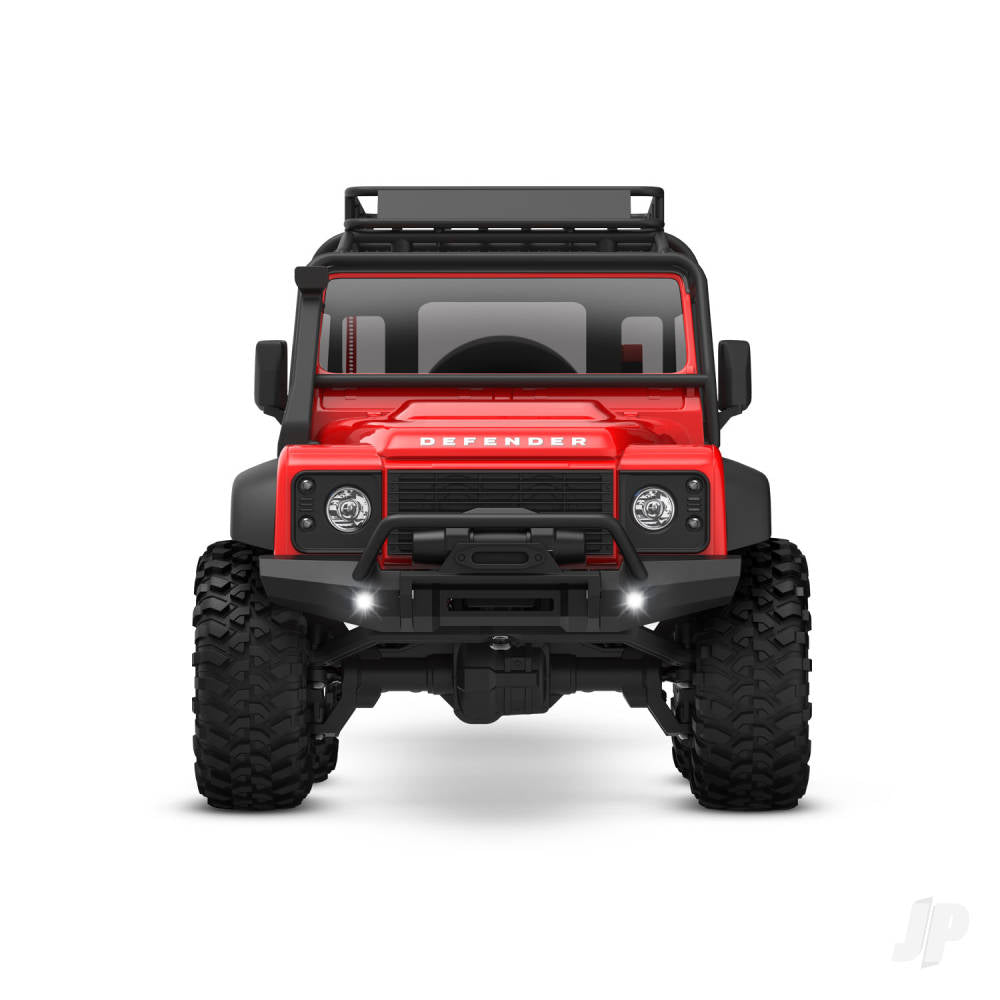 Traxxas TRX-4M Land Rover Defender 1:18 4WD Electric Trail Crawler, Red (+ - TRX97054-1-RED 2