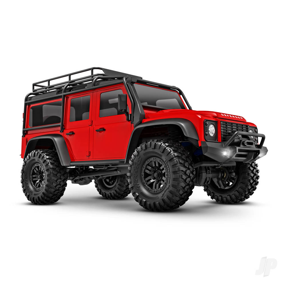 Traxxas TRX-4M Land Rover Defender 1:18 4WD Electric Trail Crawler, Red (+ - TRX97054-1-RED Main